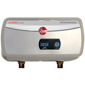 Rheem Classic 6kw Tankless Electric Point of Use On Demand 1.5 GPM Water Heater N/A