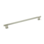 Richelieu 10-1/16 Inch Center to Center Bar Cabinet Pull from the Expression Collection Brushed Nickel