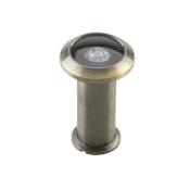 Richelieu 200 Degree Wide Angle Viewer for Doors 1-1/2" to 2-1/8" Thick Antique Brass