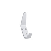 Richelieu 5-1/4 Inch Double Metal Coat Hook Satin Chrome