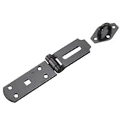 Richelieu 9-3/16 Inch Long Heavy Duty Hinged Hasp Black