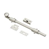 Richelieu 12 Inch Long Solid Brass Surface Bolt Brushed Nickel
