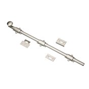 Richelieu 18 Inch Long Solid Brass Surface Bolt Brushed Nickel