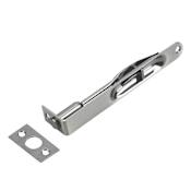 Richelieu 6 Inch Long Flush Bolt with 5/8" Radius Strike Antique Nickel