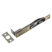 Richelieu 6 Inch Long Flush Bolt with Square Strike Antique Brass