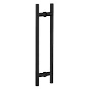Richelieu 12" Center to Center Back to Back Door Pull Set Matte Black