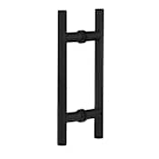 Richelieu 6" Center to Center Back to Back Door Pull Set Matte Black