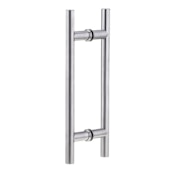 Richelieu 8" Center to Center Back to Back Door Pull Set Polished Stainless Steel