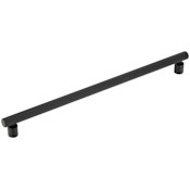 Richelieu Sophia Round 12-5/8 Inch Center to Center Fluted Bar Cabinet Pull Black