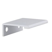 Richelieu 2-3/4 Inch Long Finger Cabinet Pull Aluminum