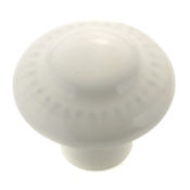 Richelieu 1-3/8 Inch Mushroom Cabinet Knob White