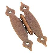 Richelieu Expression Full Inset Surface Mount Cabinet Door Hinge - Pair Antique Copper