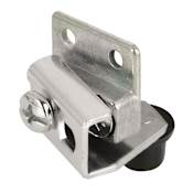 Richelieu Variable Overlay Adjustable Wooden Door Pivot Hinge - Pair Polished Nickel