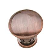 Richelieu 1-3/16 Inch Mushroom Cabinet Knob Antique Copper