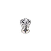 Richelieu 1-3/8 Inch Conical Cabinet Knob Brushed Nickel