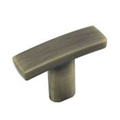 Richelieu Expression 1-1/2 Inch Rectangular Cabinet Knob Antique English