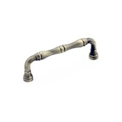 Richelieu 3-3/4 Inch Center to Center Handle Cabinet Pull from the Expression Collection Antique English
