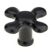 Richelieu 3-1/16 Inch Designer Cabinet Knob Black