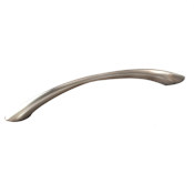 Richelieu 7-9/16 Inch Center to Center Arch Cabinet Pull Brushed Nickel