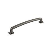 Richelieu Transitional 6-5/16 Inch Center to Center Handle Cabinet Pull Antique Nickel