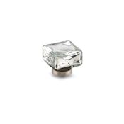 Richelieu 1-3/4 Inch Square Cabinet Knob Antique Mirror