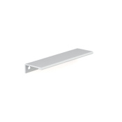 Richelieu 5-13/16 Inch Long Finger Cabinet Pull Aluminum