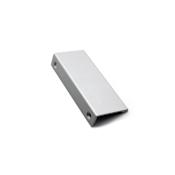 Richelieu 3-1/8 Inch Center to Center Finger Cabinet Pull Aluminum