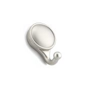 Richelieu 2-1/2 Inch Single Metal Coat Hook Matte Nickel