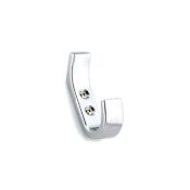 Richelieu 3-5/16 Inch Single Metal Coat Hook Chrome