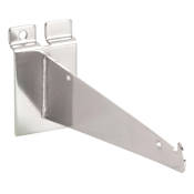 Richelieu 8 Inch Long Slatwall Shelf - Single Chrome