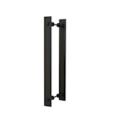 Richelieu Industrial 11-13/16 Inch Center to Center Barn Door Pull Black
