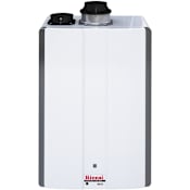 Rinnai 7.5 GPM Residential Indoor Natural Gas Tankless Water Heater with 160,000 BTU Max Input from the Ultra Series White