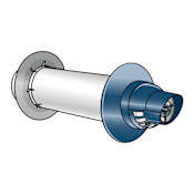 Rinnai 21” Universal Non-Condensing Plastic Horizontal Termination N/A