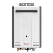 Rinnai Outdoor Whole House Natural Gas Tankless Water Heater 5.3 Gallons Per Minute Natural Gas
