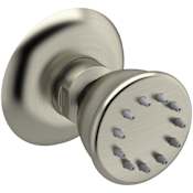 Riobel Single Function Round Brass Body Spray Brushed Nickel