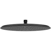Riobel 2 GPM Single Function Rain Shower Head Black