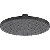 Riobel 2 GPM Single Function Rain Shower Head Black
