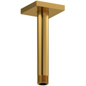 Riobel 5-5/8" Ceiling Mounted Shower Arm and Flange Brushed Gold