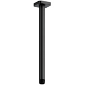 Riobel 12" Ceiling Mounted Shower Arm and Flange Black