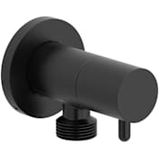 Riobel Handshower Outlet With Integrated Volume Control Black