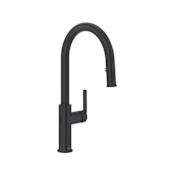 Riobel Authentica Touchless 1.5 GPM Single Hole Pull Down Kitchen Faucet Black