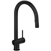 Riobel Azure 1.5 GPM Single Hole Pull Down Kitchen Faucet Black