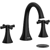 Riobel Edge 1.2 GPM Widespread Bathroom Faucet Black