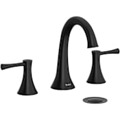 Riobel Edge 1.2 GPM Widespread Bathroom Faucet Black