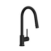 Riobel Joli 1.8 GPM Single Hole Pull Down Kitchen Faucet Black