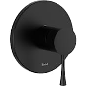 Riobel Edge Pressure Balanced Valve Trim Only with Single Lever Handle - Less Rough In Black