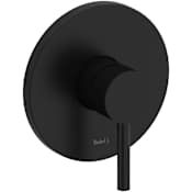 Riobel GS Pressure Balanced Valve Trim Only with Single Lever Handle - Less Rough In Black