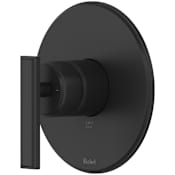 Riobel Manifesto Pressure Balanced Valve Trim Only with Single Lever Handle - Less Rough In Black