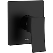 Riobel Zendo Pressure Balanced Valve Trim Only with Single Lever Handle - Less Rough In Black