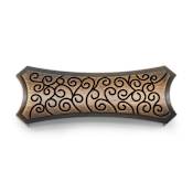 RK International Palermo 3" Center to Center Edge Solid Brass Luxury Cabinet Cup Pull / Cup Handle Brushed English